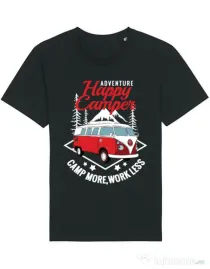 Tricou STANLEY STELLA barbat Happy Negru