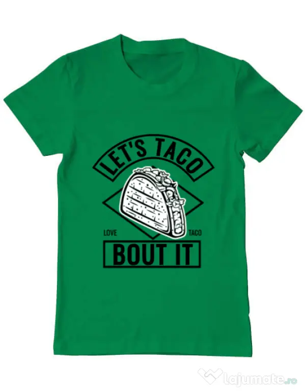 Tricou ADLER barbat Let’s taco Verde mediu