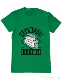 Tricou ADLER barbat Let’s taco Verde mediu