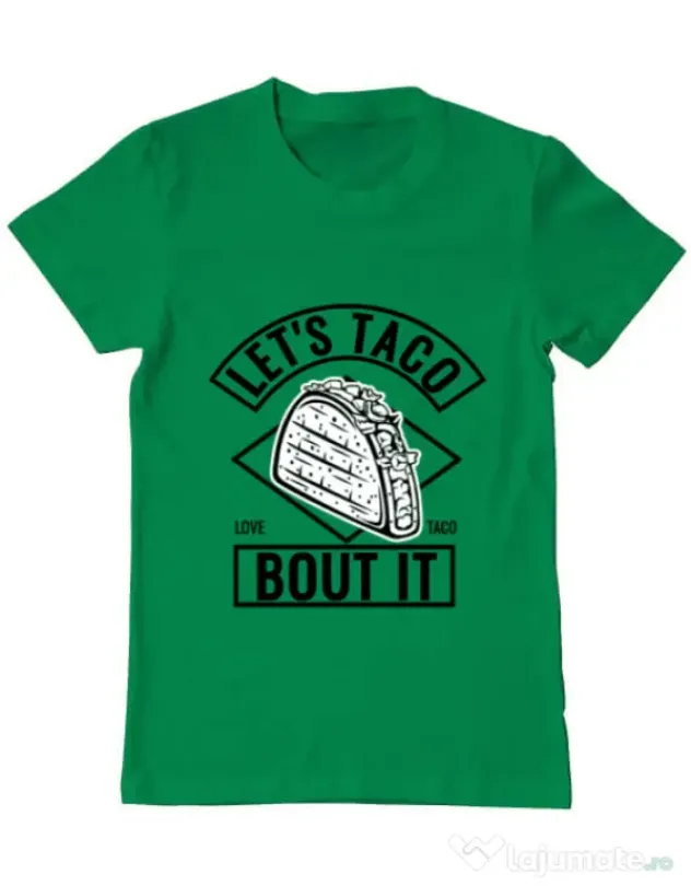 Tricou ADLER barbat Let’s taco Verde mediu