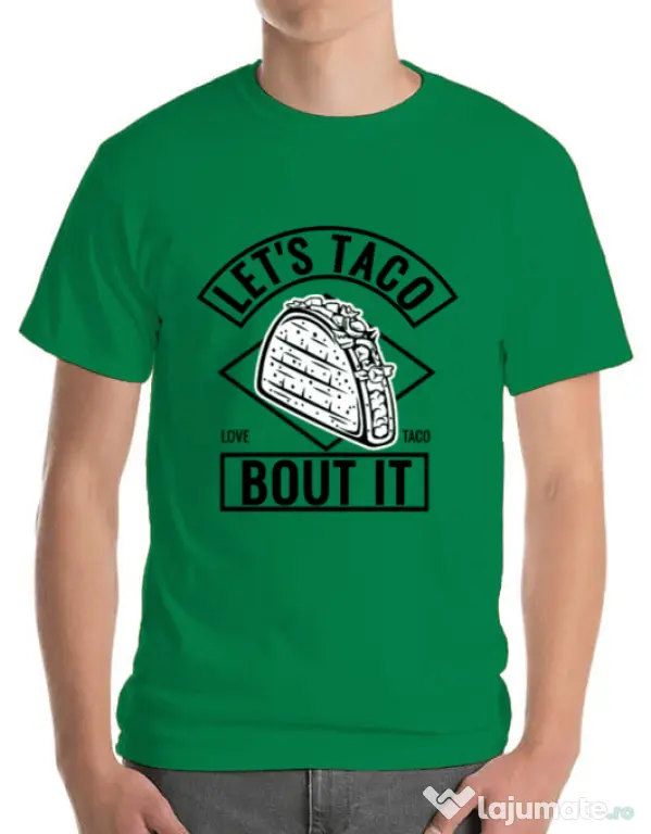 Tricou ADLER barbat Let’s taco Verde mediu