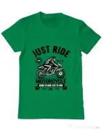 Tricou ADLER barbat Just ride Verde mediu