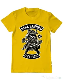 Tricou ADLER barbat Dark samurai Galben