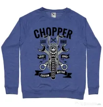 Bluza ADLER barbat Chopper Albastru melanj