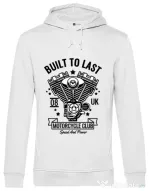 Hoodie barbat cu gluga Built to last Alb