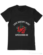 Tricou ADLER barbat Love doesn’t hurt Negru