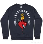 Bluza ADLER barbat Heartbroken Denim inchis