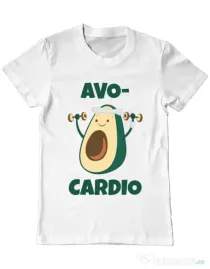 Tricou ADLER barbat Avo-cardio Alb