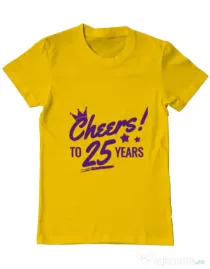 Tricou ADLER barbat Cheers Galben
