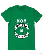 Tricou ADLER barbat Mother of multitasking Verde mediu