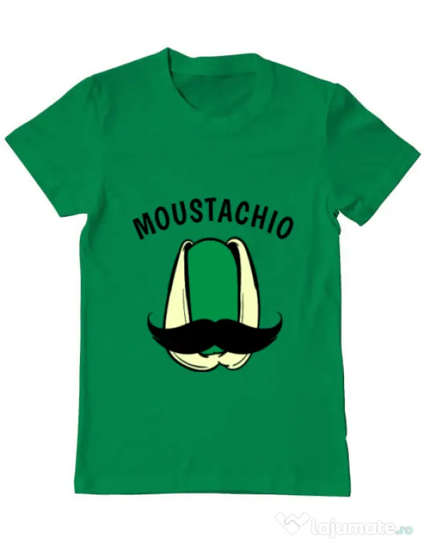 Tricou ADLER barbat Moustachio Verde mediu