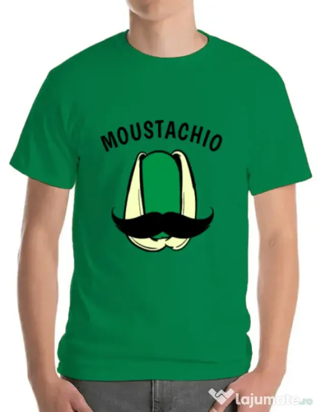 Tricou ADLER barbat Moustachio Verde mediu
