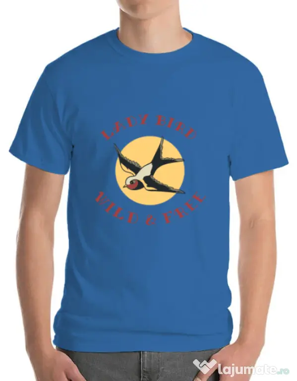 Tricou ADLER barbat Ladybird Albastru azuriu