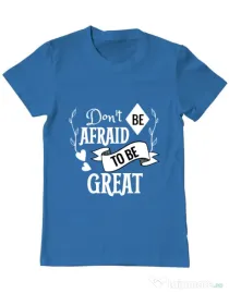 Tricou ADLER barbat Be great Albastru azuriu