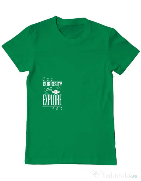 Tricou ADLER barbat Curiosity Verde mediu