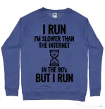 Bluza ADLER barbat I run Albastru melanj