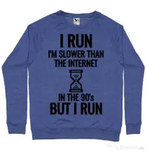 Bluza ADLER barbat I run Albastru melanj