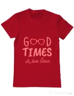 Tricou ADLER barbat Tan lines Rosu