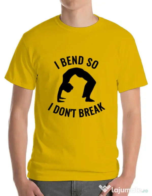 Tricou ADLER barbat I bend Galben