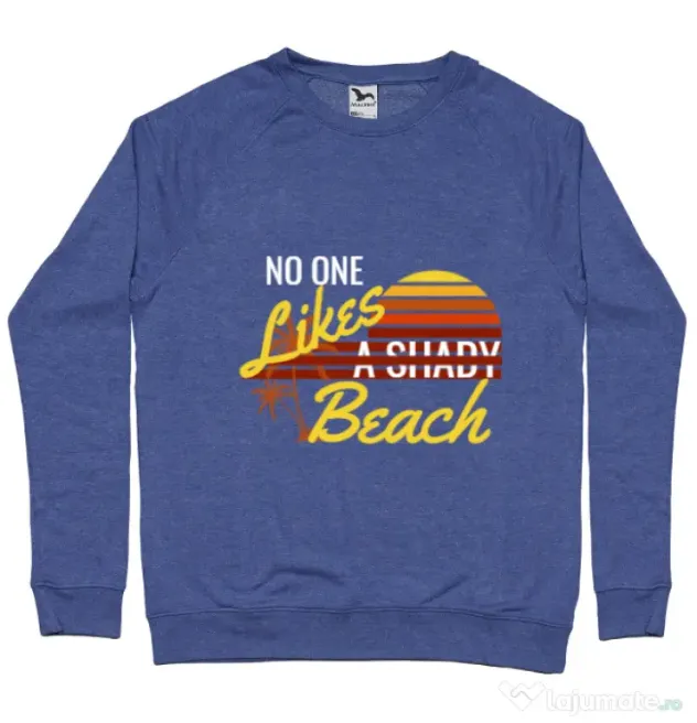 Bluza ADLER barbat Shady beach Albastru melanj