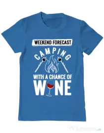 Tricou ADLER barbat Weekend forecast Albastru azuriu