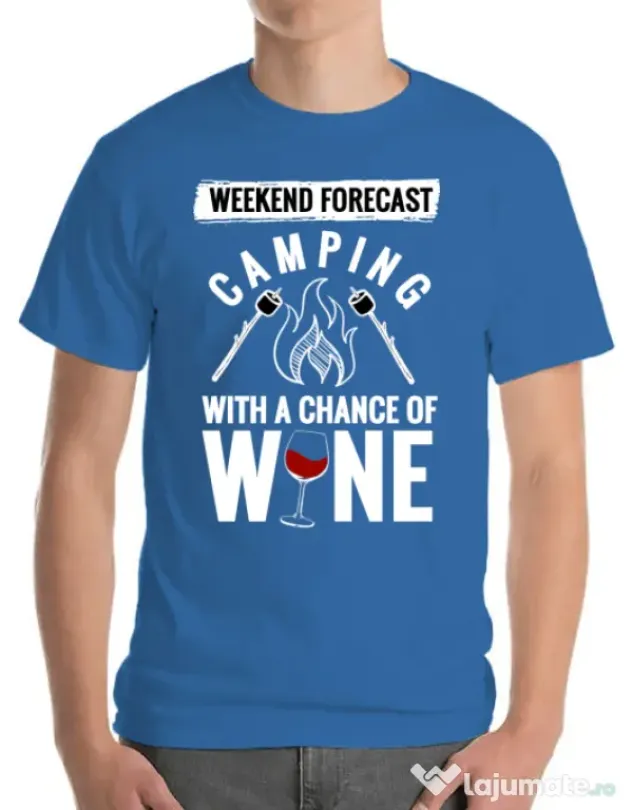 Tricou ADLER barbat Weekend forecast Albastru azuriu