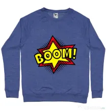 Bluza ADLER barbat Boom! Albastru melanj