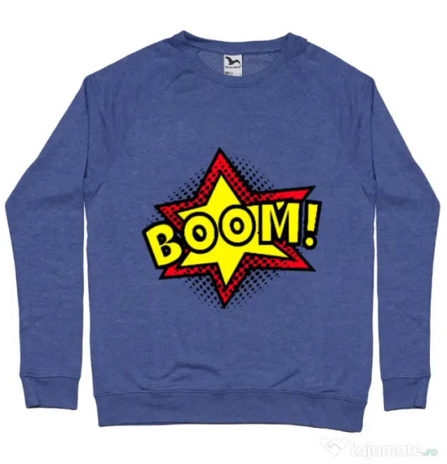 Bluza ADLER barbat Boom! Albastru melanj