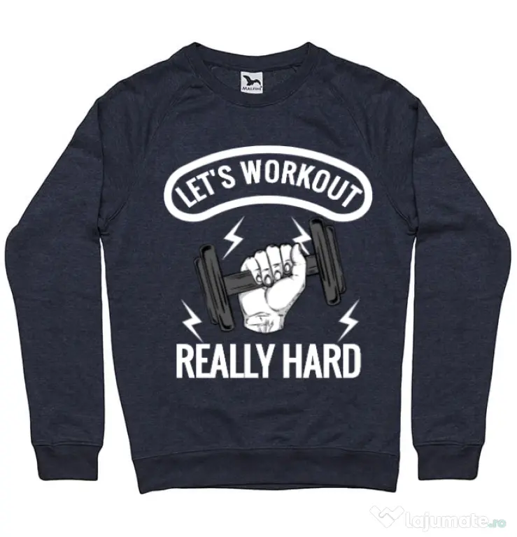 Bluza ADLER barbat Let’s workout Denim inchis