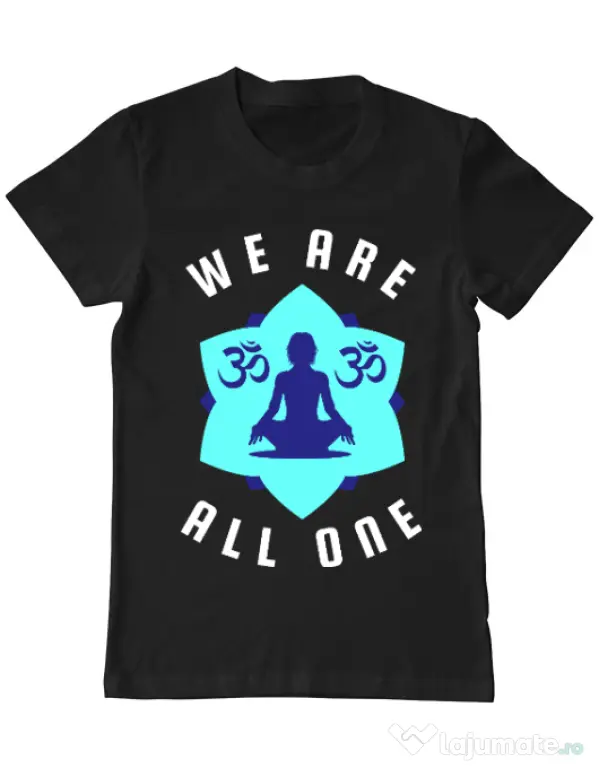 Tricou ADLER barbat We are all one Negru