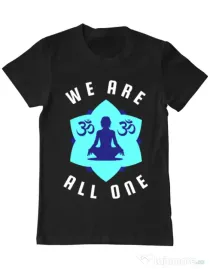 Tricou ADLER barbat We are all one Negru