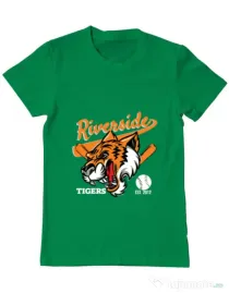 Tricou ADLER barbat Tigers team Verde mediu