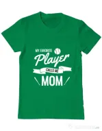 Tricou ADLER barbat My favorite player Verde mediu