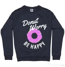 Bluza ADLER barbat Be happy Denim inchis