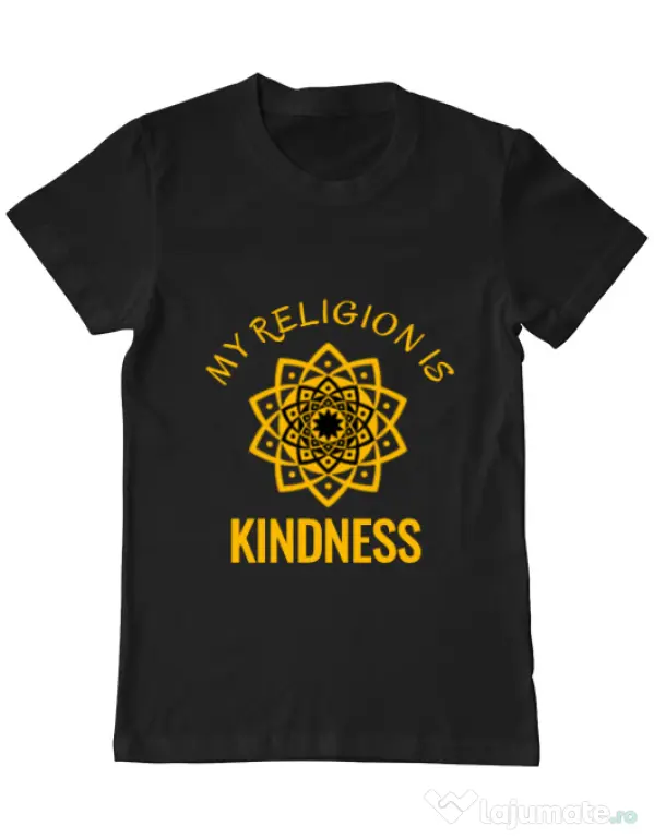 Tricou ADLER barbat Kindness Negru