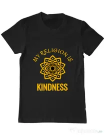 Tricou ADLER barbat Kindness Negru