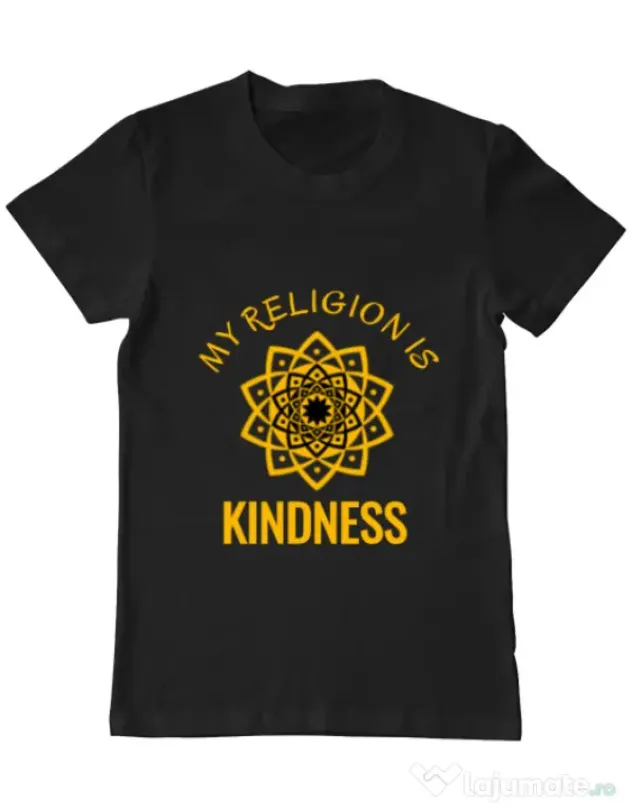 Tricou ADLER barbat Kindness Negru