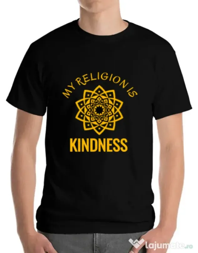 Tricou ADLER barbat Kindness Negru