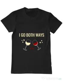 Tricou ADLER barbat I go both ways Negru