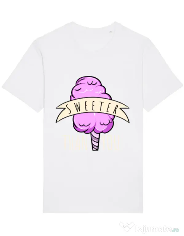 Tricou STANLEY STELLA barbat Sweeter than you Alb