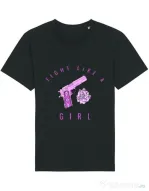 Tricou STANLEY STELLA barbat Fight like a girl Negru