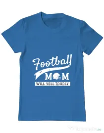 Tricou ADLER barbat Football mom Albastru azuriu