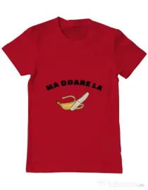 Tricou ADLER barbat Ma doare Rosu