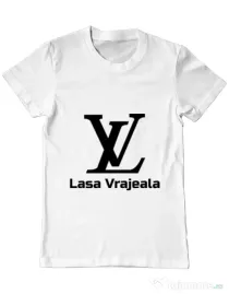 Tricou ADLER barbat Lasa vrajeala Alb