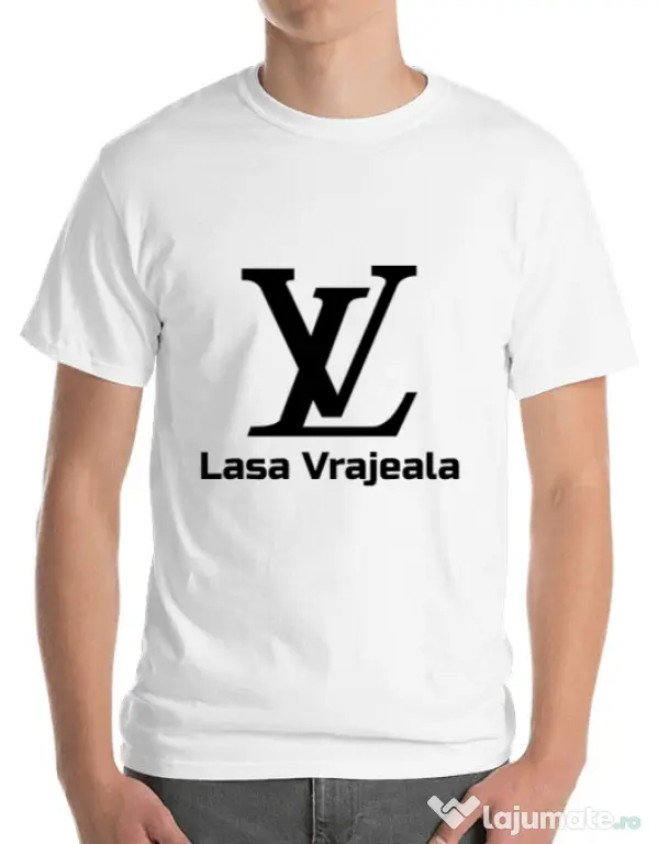 Tricou ADLER barbat Lasa vrajeala Alb
