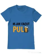 Tricou ADLER barbat M-am facut pulbere Albastru azuriu