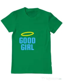 Tricou ADLER barbat Good girl Verde mediu
