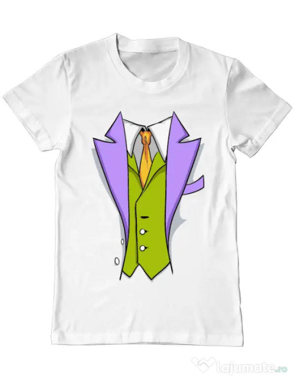 Tricou ADLER barbat Gentleman suit Alb