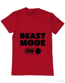 Tricou ADLER barbat Beast mode Rosu