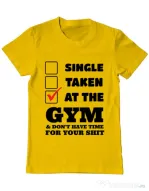 Tricou ADLER barbat At the gym Galben
